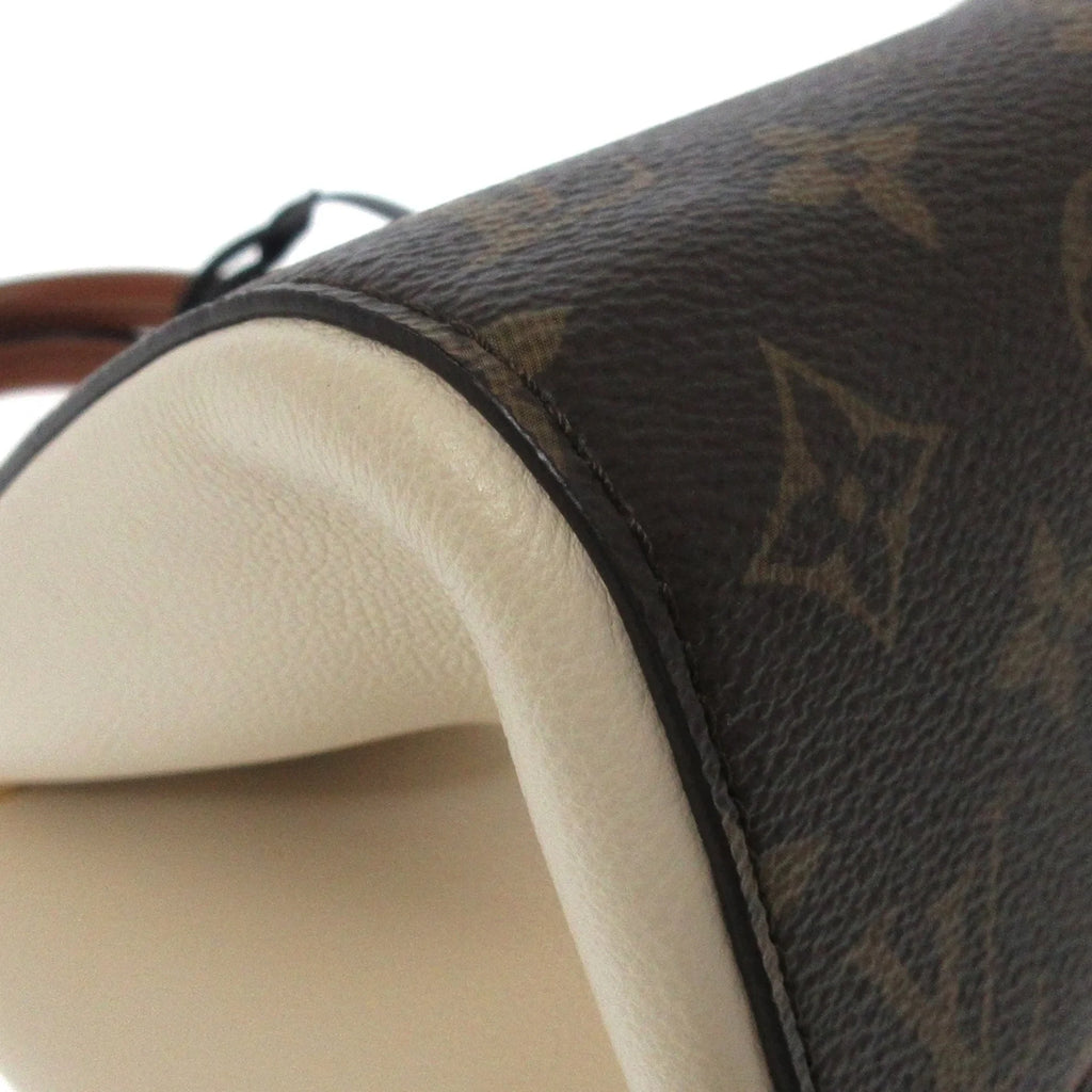 Pre-Owned Authenticated Louis Vuitton Random Access Memory Fold Tote PM Canvas Brown Satchel Unisex (Good)