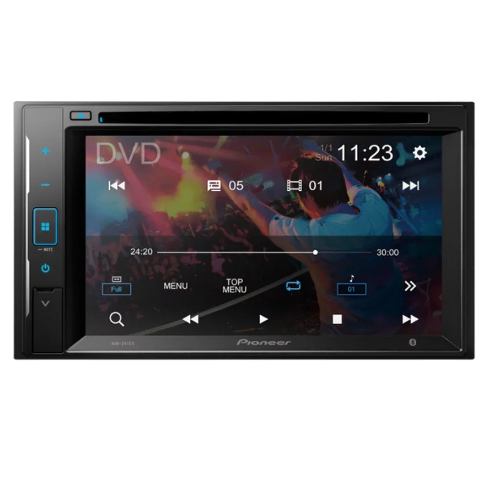 KIT4858 Bundle for 2003-2006 Chevrolet Suburban W/ Pioneer AVH-241EX Double DIN Car Stereo with Bluetooth/Backup Camera/Installation Kit/in-Dash DVD/CD AM/FM 6.2" Display Digital Media Receiver