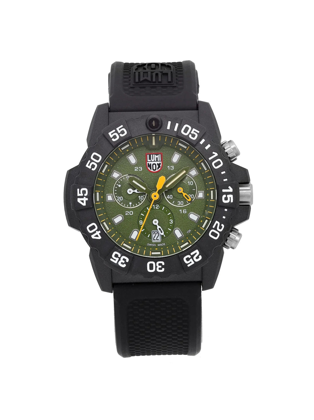 Luminox Navy Seal Chronograph Carbon 45mm Green Dial Mens Quartz Watch XS.3597
