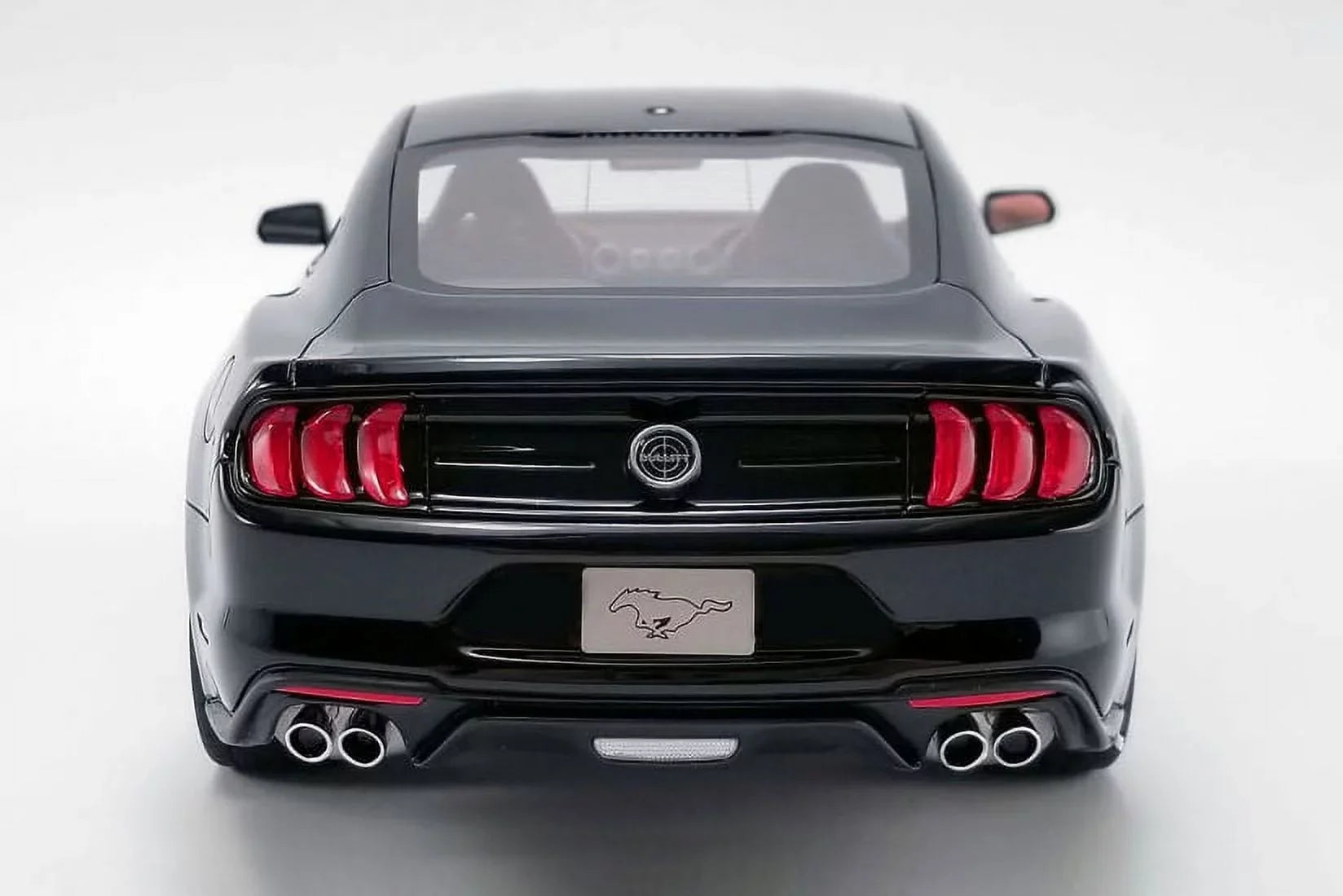 2019 Ford Mustang Bullitt Hardtop, Shadow Black - GT Spirit US017B - 1/18 scale Resin Model Toy Car