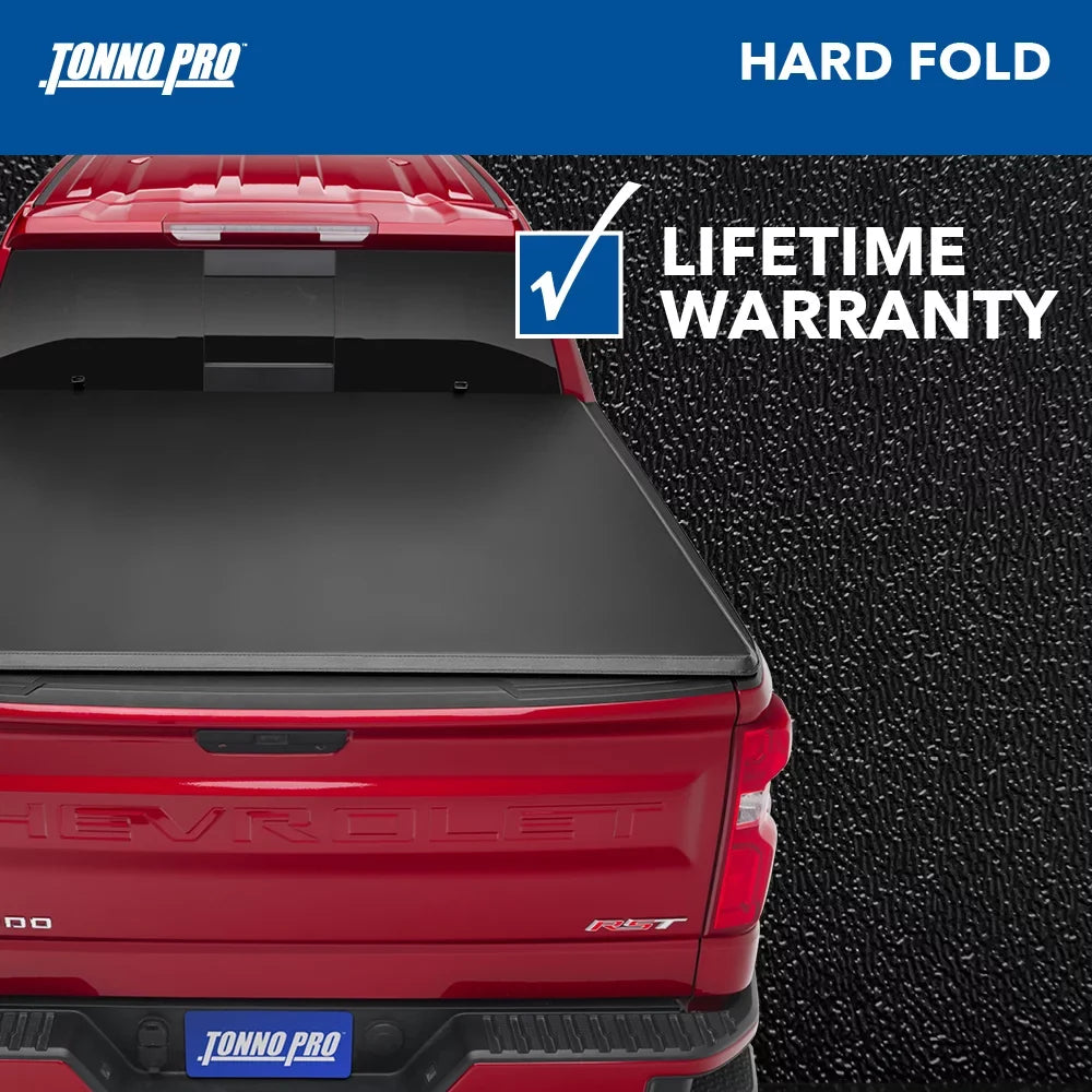 Tonno Pro Hard Fold, Hard Folding Truck Bed Tonneau Cover | HF-366 | Fits 1999 - 2016 Ford F-250/350 Super Duty 6' 9" Bed (81")