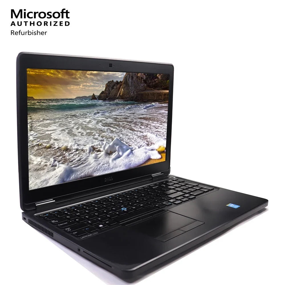 Restored Notebook E5550 15.6" For Business, Windows 10 Professional 8GB 512GB Flash Storage with HDMI Backlit Keyboard and Wi-Fi - PC (Refurbished)