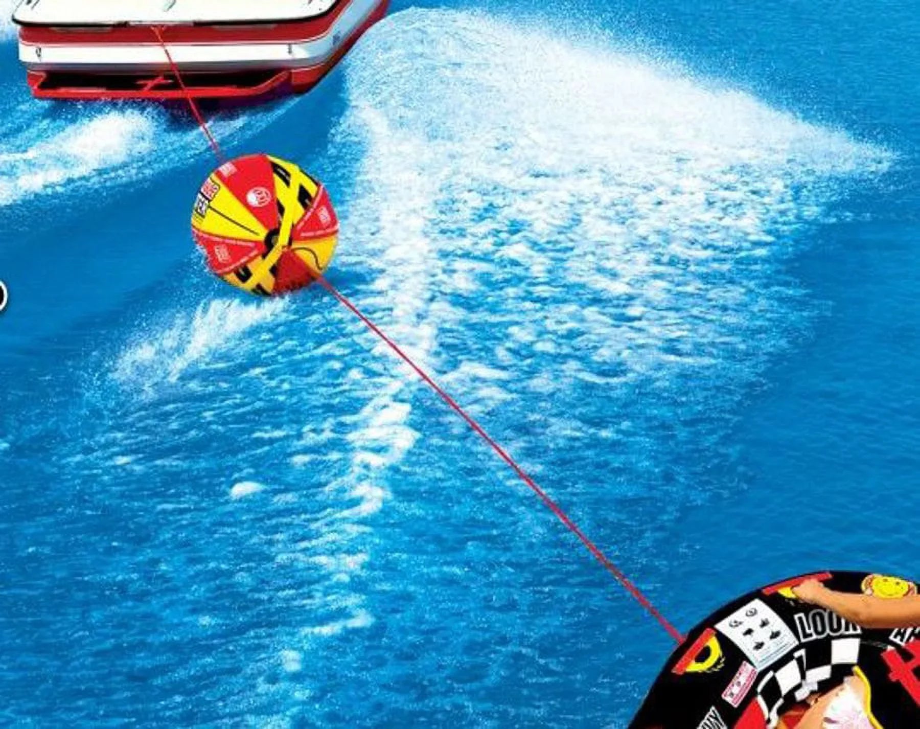 Open Box Airhead SPORTSSTUFF 53-2030 Boat Tubing Towable Booster Ball System