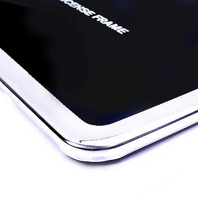 Honda Civic Si Real Carbon Fiber Nameplate Chrome Stainless Steel License Random Access Memory