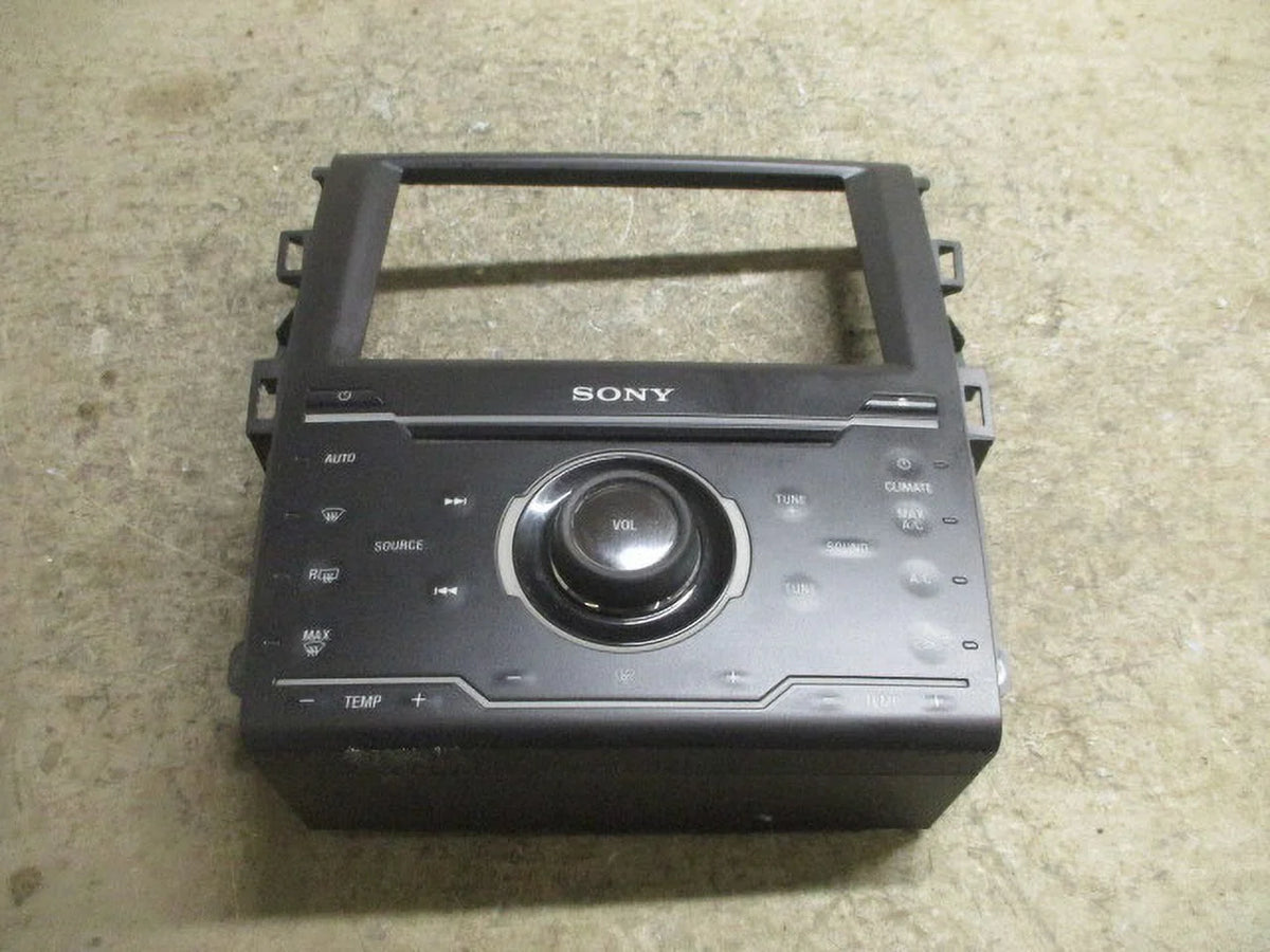 Pre-Owned 2013 Ford Fusion Sony Radio Control Panel Face OEM LKQ (Good)