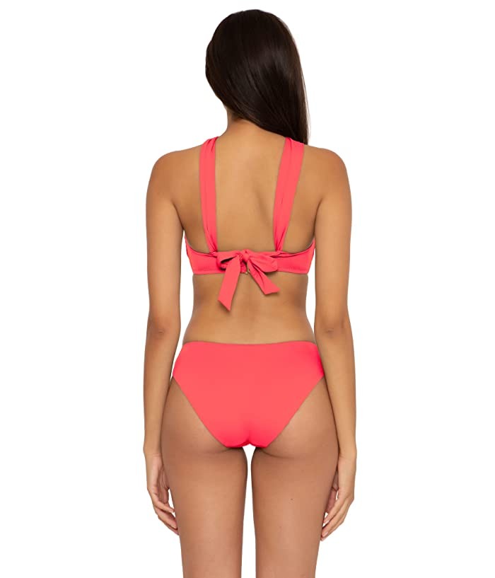 Becca by Rebecca Virtue Womens Twist Side Hipster Swim Bottom Separates