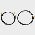 SeaStar Boat Hydraulic Steering Hoses HO6912 | 12 FT Black (2 PC Kit)