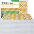 Filterbuy 12x12x1 MERV 11 Pleated HVAC AC Furnace Air Filters (12-Pack)