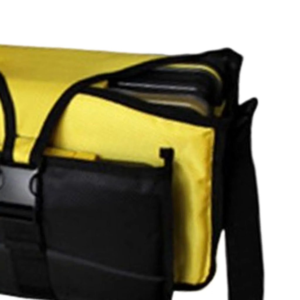 Fishing Tackle Bag Shoulder Bag Fishing Bag Gift for Men Storage Bag Portable Tackle Box Organizer fishing lures Bag for Sea Fishing Yellow