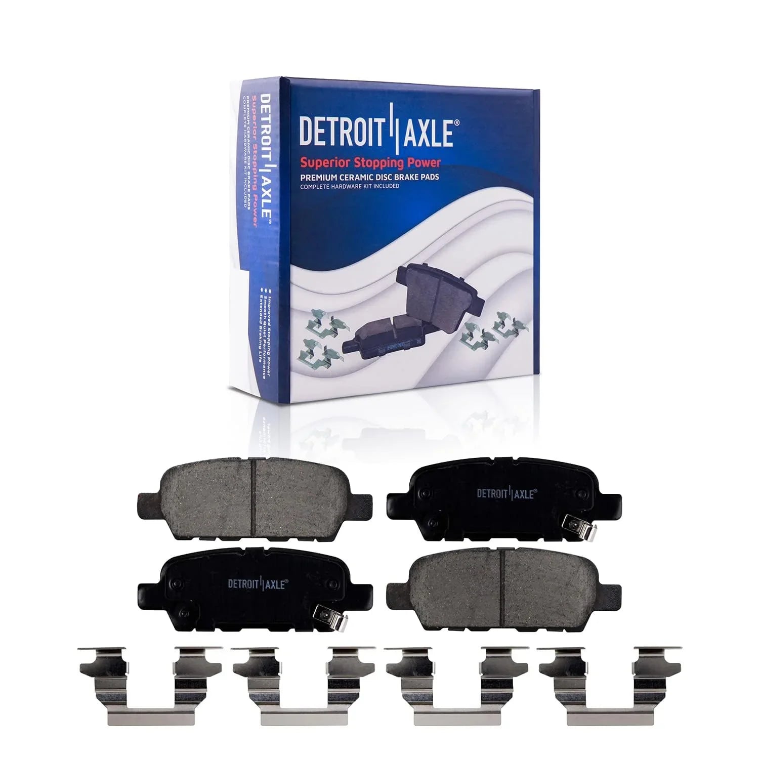 Detroit Axle - Brake Kit for 09-14 16-19 Nissan Maxima Drilled Slotted Brake Rotors Random Access Memory Brakes Pads 2009-2014 2016 2017 2018 2019 Front Rear Replacement: 12.56" Front 12.12" Rear Rotors