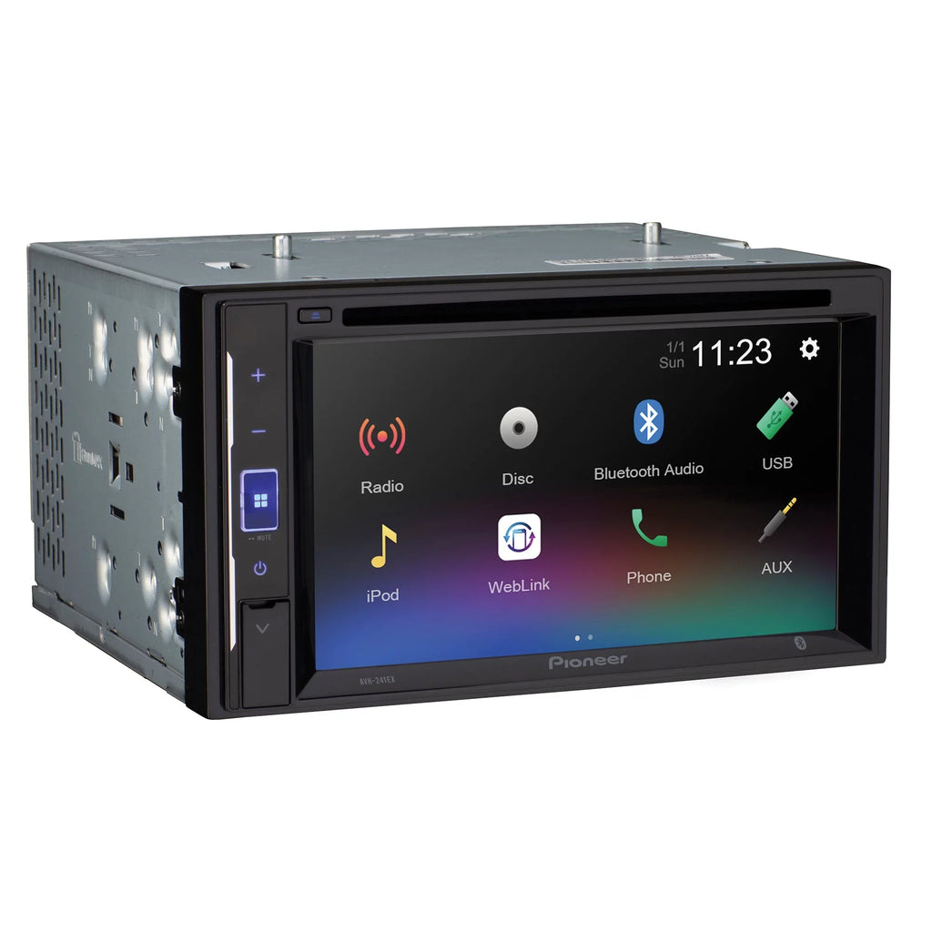Pioneer 6.2 inch Resistive Panel Back Up Camera Ready - DVD Receiver - Black