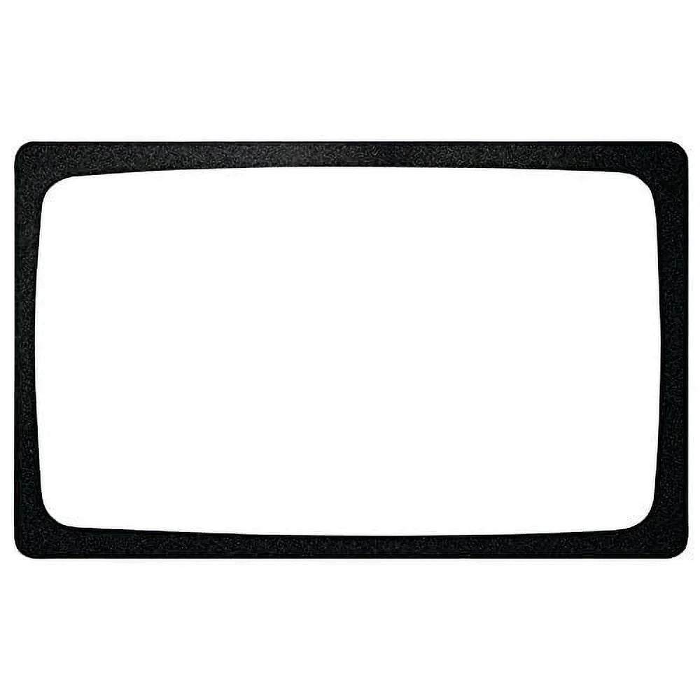 HUBERT® Food Display Tile for Cold Foods, Full Size Black Melamine - 21" L x 12 3/4" W