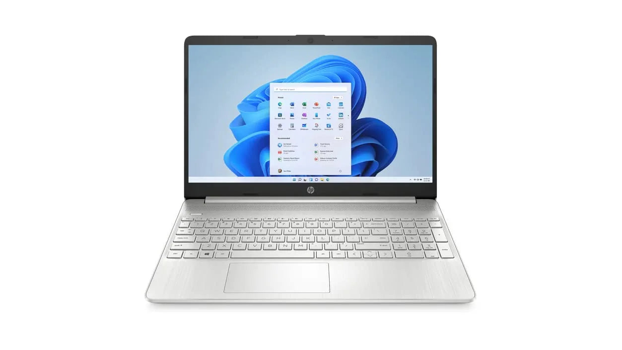 2022 HP | 15.6" FHD IPS Monitor | 11th Gen Central Unit -1135G7 | 12GB DDR4 Storage 256GB NVMe Solid Storage | Iris Xe Graphics | Webcam | HDMI | WiFi | AC | BT | USB-C | Silver | Windows 10 Pro