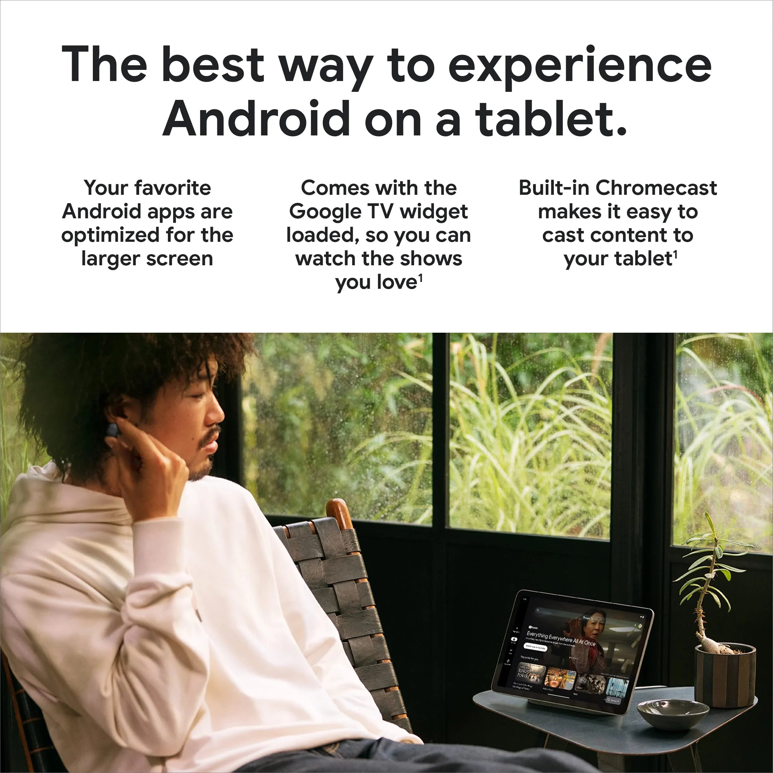 Google Pixel Tablet with Charging Speaker Dock - Android Tablet with 11-Inch Monitor Smart Home Controls, and Long-Lasting Cell - Hazel/Hazel - 128 GB, 2560x1600 Pixels