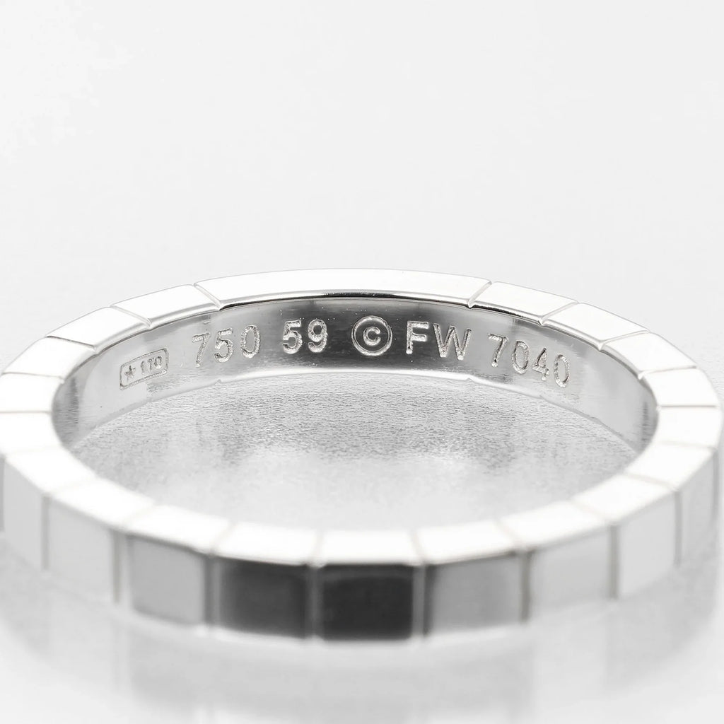 Pre-Owned Cartier CARTIER Raniere No. 18 Ring K18 WG White Gold Approx. 6.73g I122924044 (Good)