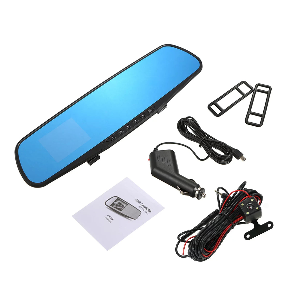 moobody Camera Car Driving Recorder - 1080P Full HD Dash Cam with 170°Wide Angle Lens, Loop Recording, and Motion Detection System for Optimal Security