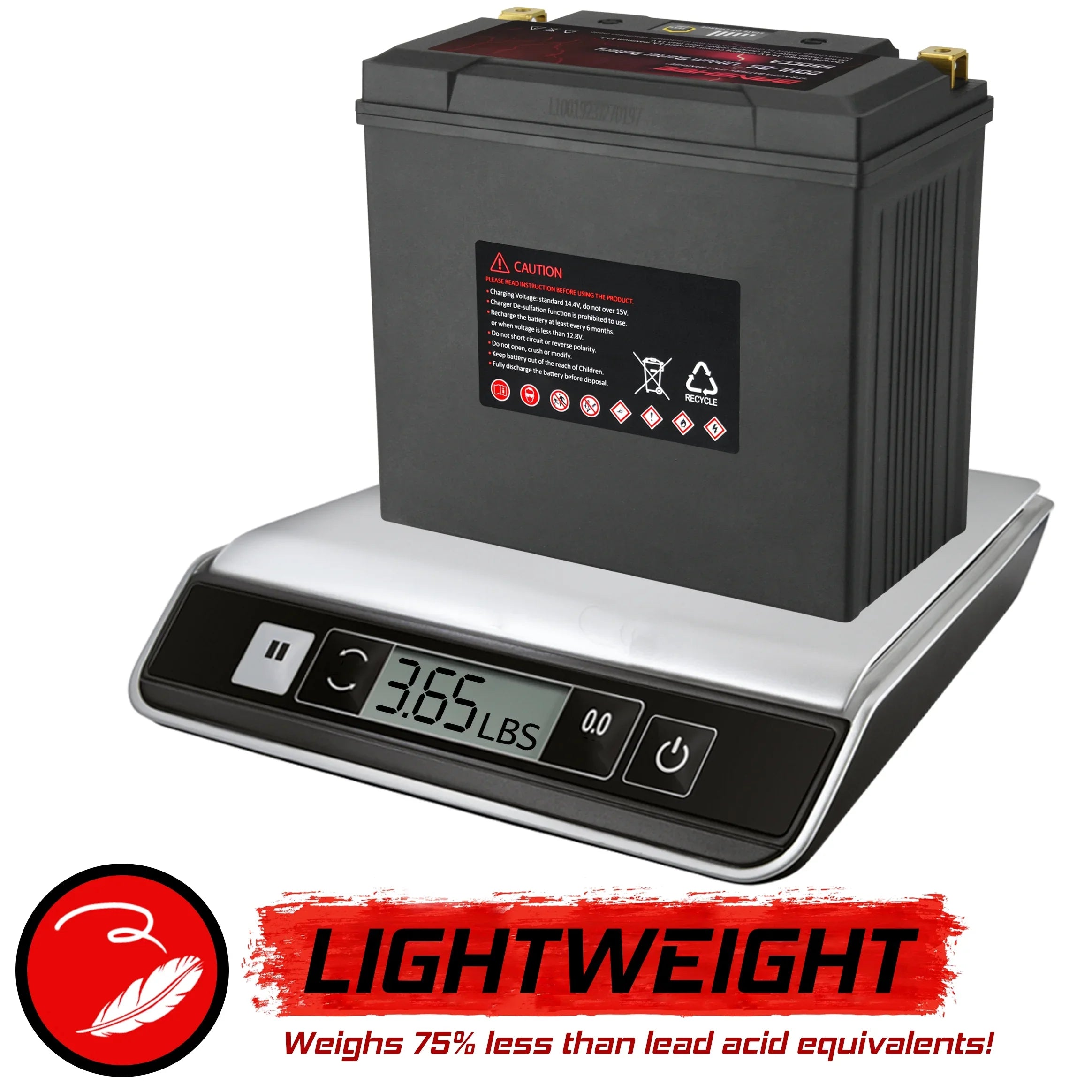 Banshee YTX20L-BS LiFePO4 Motorsports Power Unit Compatible with Yamaha EX1050 EXR 2019 to 2019