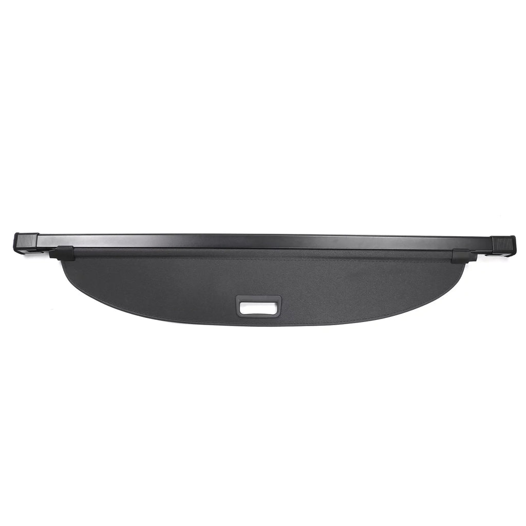 Ikon Motorsports Cargo Cover Compatible With 2021-2023 Nissan Rogue All Models PVC & Aluminum Rod Black Security Rear Trunk Cover Security Retractable Shield