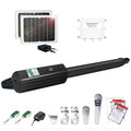 TOPENS A5S Automatic Gate Opener for Medium Duty Single Swing Gates Up to 16ft, Single Swing Gate Operator Power Unit Powered with Remote Control Kit Gate Motor Solar Compatible
