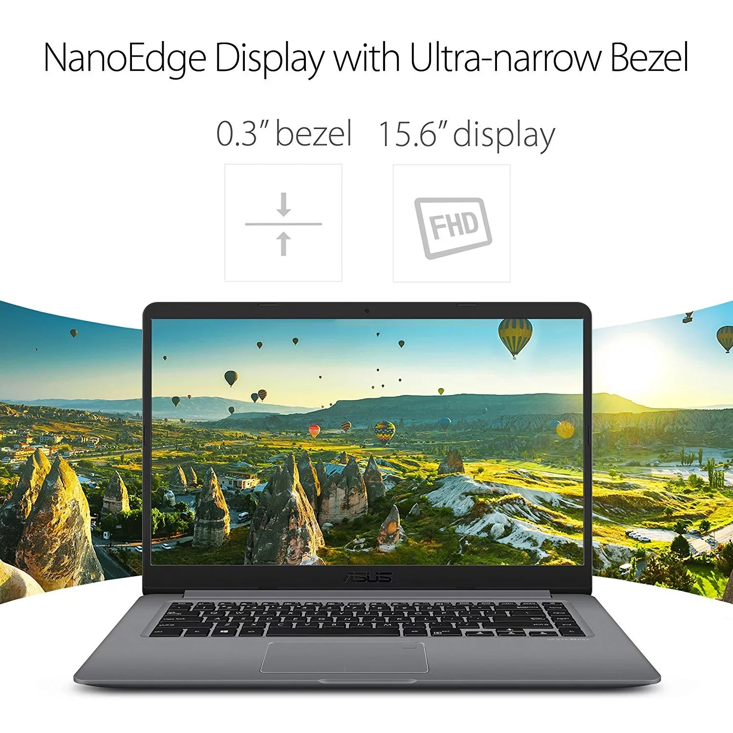 ASUS VivoBook F510UA Thin Lightweight FHD WideView Notebook Fingerprint 8GB 128GB Flash Storage 1TB