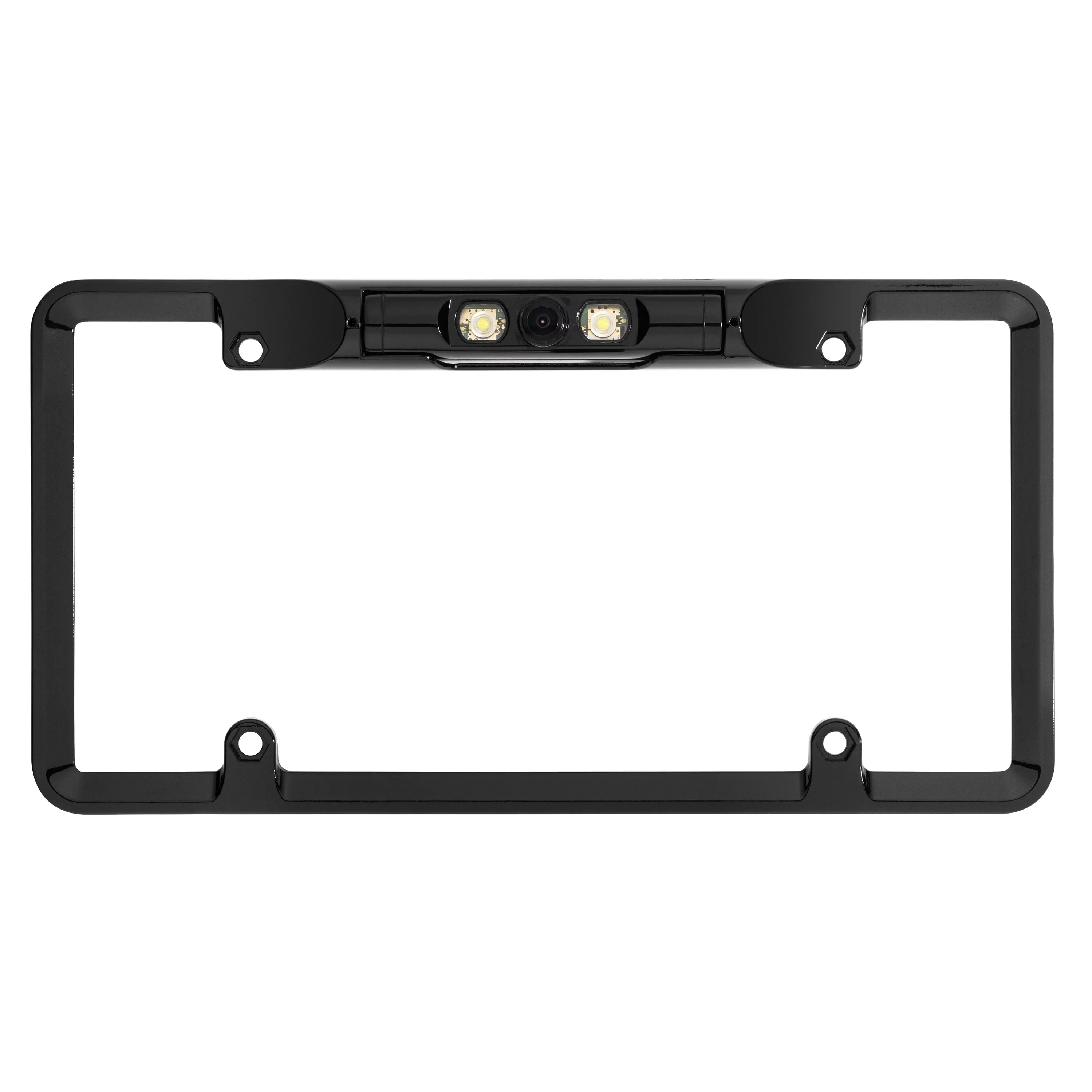 BOYO VTL300CL - Storage License Plate Backup Camera with Parking Lines and LED Lights (Black)