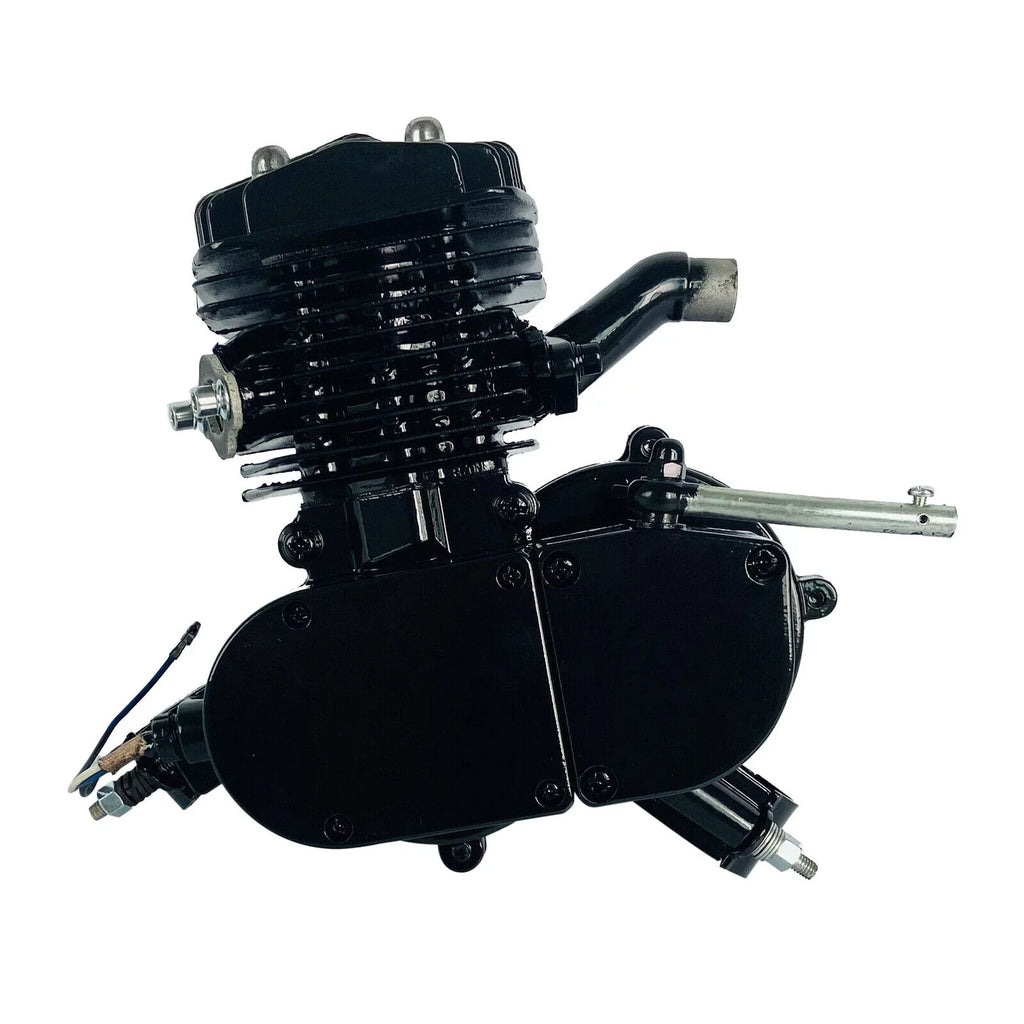 Miumaeov 80cc 2-Stroke Full Assembled Motorized Bike Bicycle Motor Petrol Gas Engine Single Cylinder Air-Cooled Black