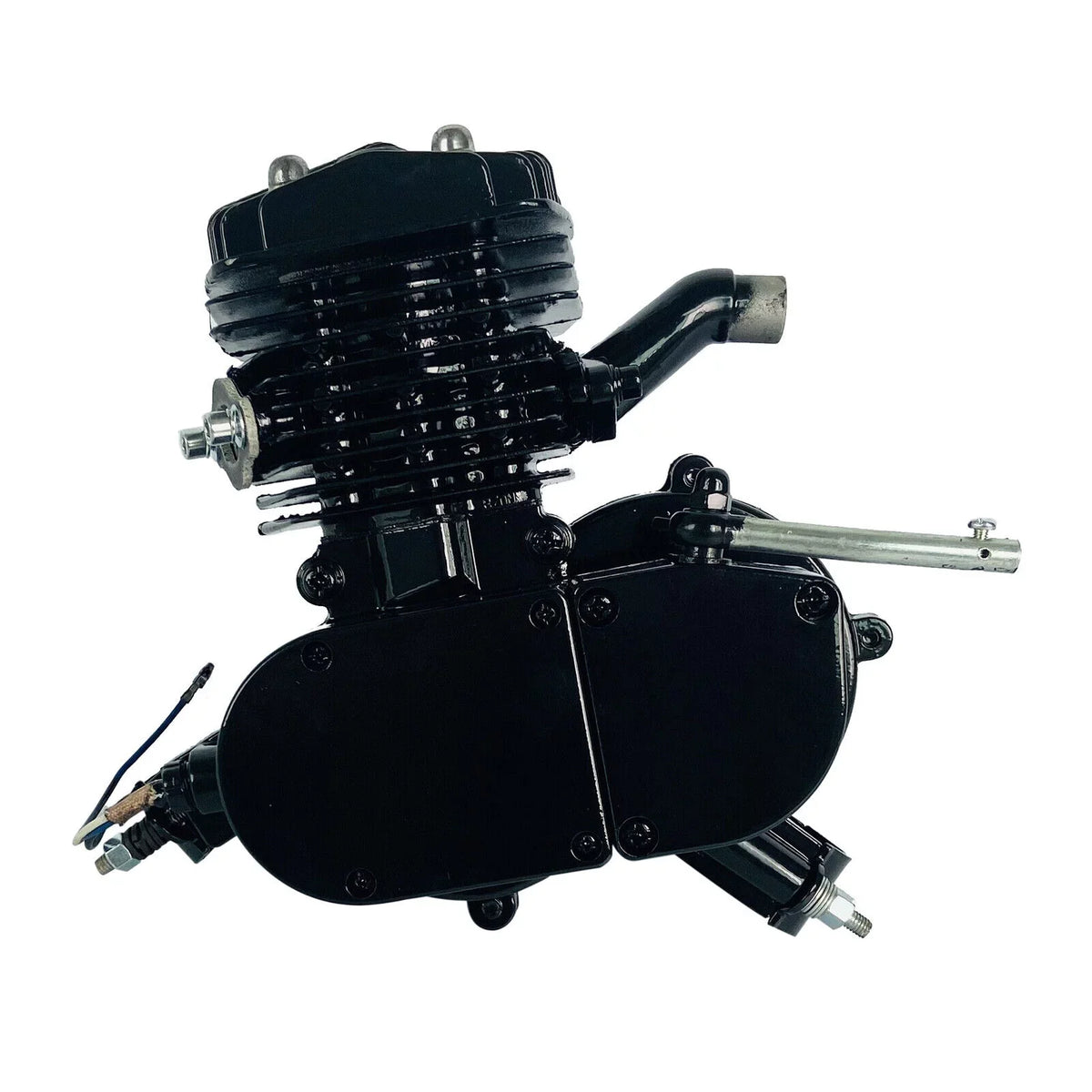 Miumaeov 80cc 2-Stroke Full Assembled Motorized Bike Bicycle Motor Petrol Gas Engine Single Cylinder Air-Cooled Black