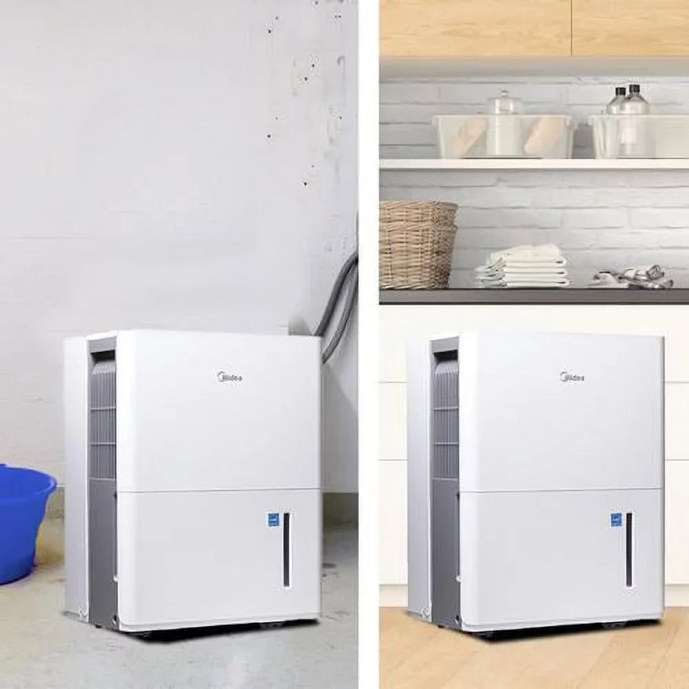 Restored Midea 22-Pint Energy Star Smart Dry Dehumidifier (Refurbished)
