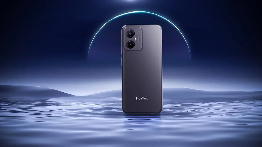 FreeYond F9 Smartphone, HD+6.52" Display Sim, Power Unit 5000 MAh, 64GB/128GB Rom, Real Camera 13+8MP With 2MP Macro