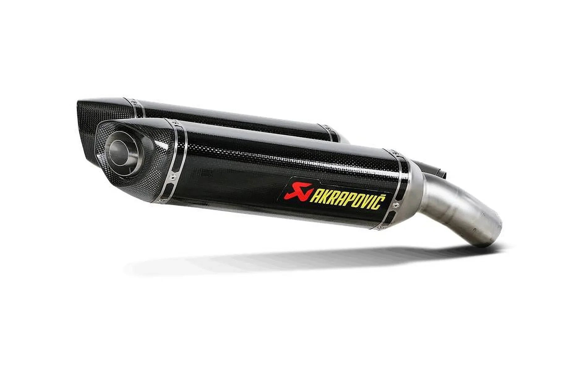 Akrapovic S-D10SO3-ZC Slip-On Line Exhaust - Carbon Fiber Mufflers