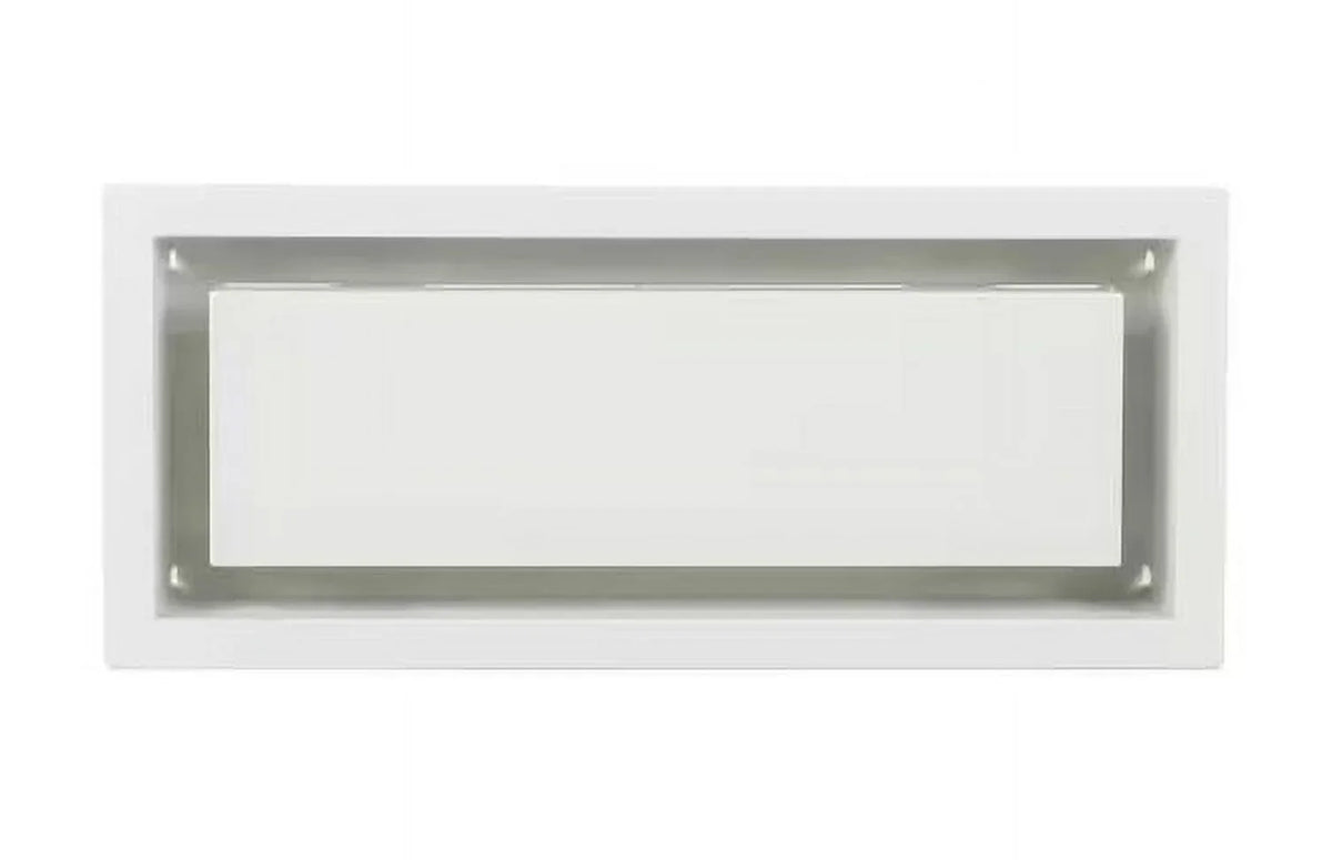 FITTES Aria Lite 10 in. x 6 in. White Storage Wall Vent