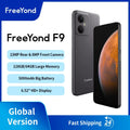 FreeYond F9 Smartphone, HD+6.52" Display Sim, Power Unit 5000 MAh, 64GB/128GB Rom, Real Camera 13+8MP With 2MP Macro