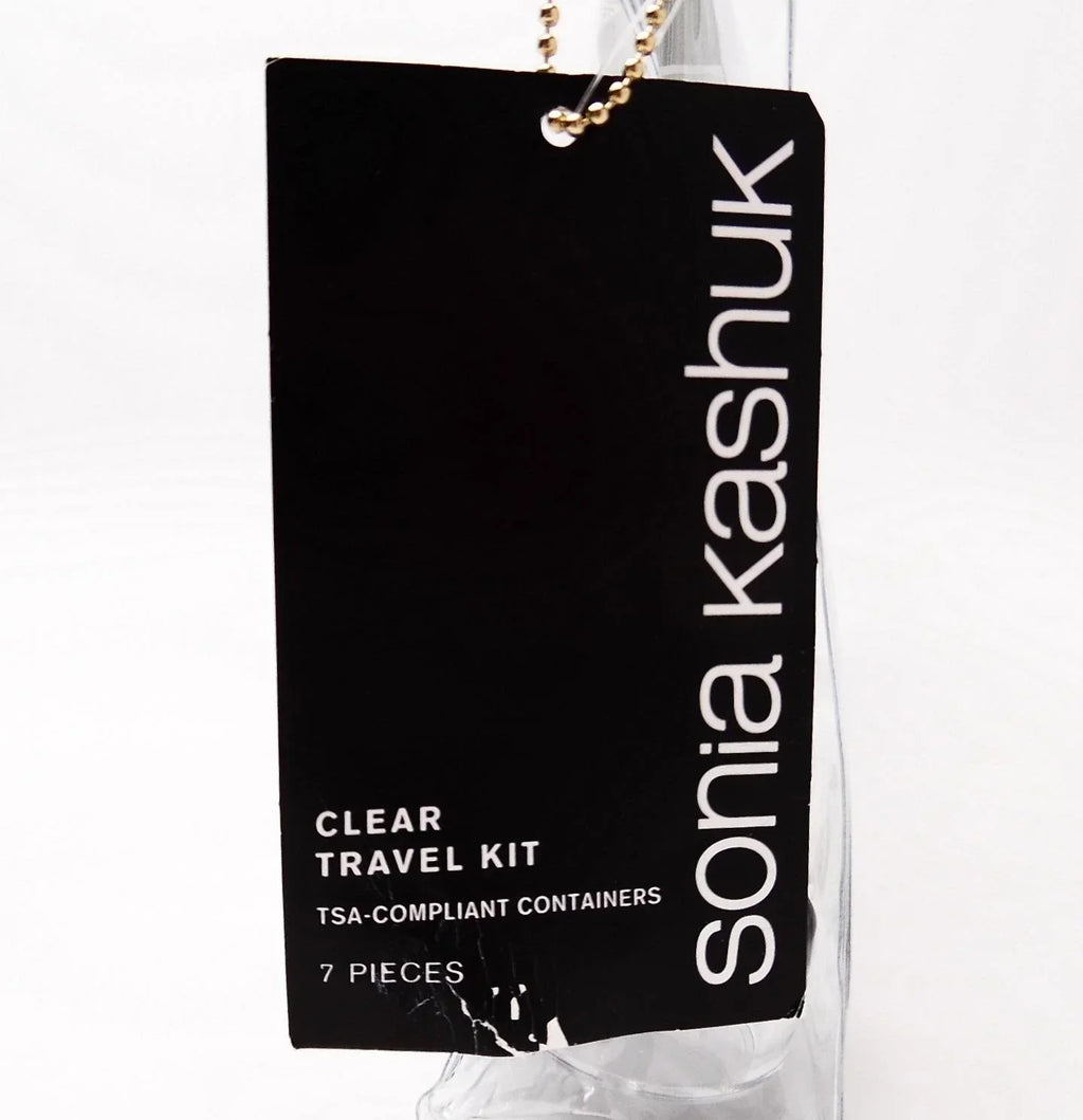 Sonia Kashuk TSA Travel Makeup Bag Kit, Clear