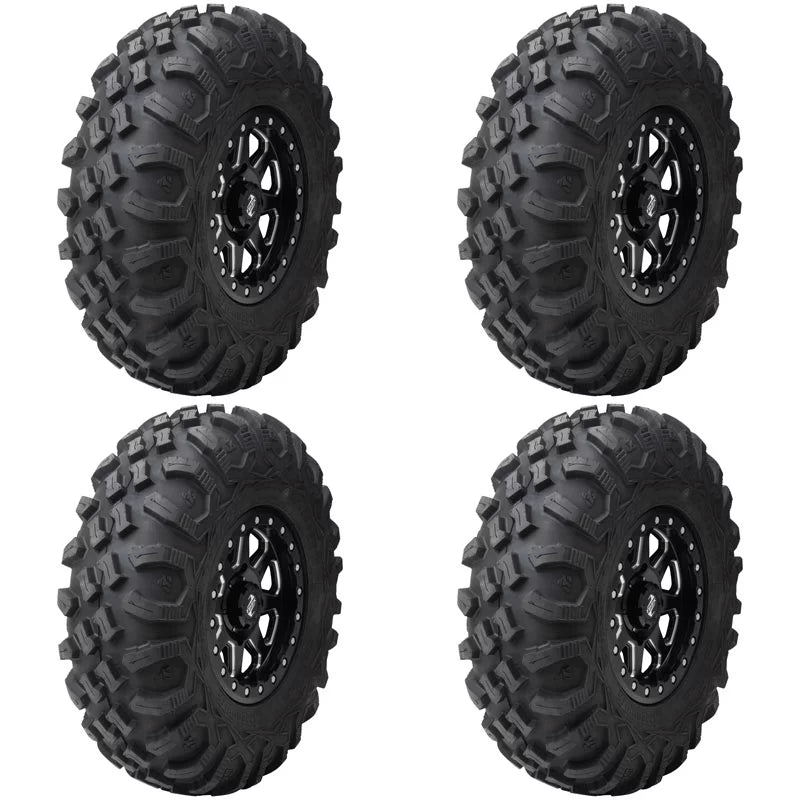 (4 Pack) Tusk Megabite Radial Tire 27x10-12 For POLARIS RZR 900 Trail Fox Edition 2020