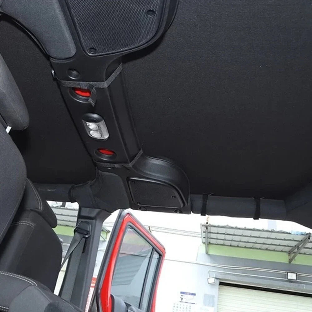 Paddsun For Jeep Wrangler JK JKU 07-2018 Waterproof Leather Sunshade Top Roof Cover