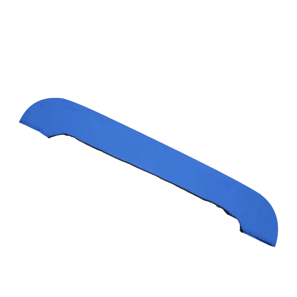 Boat Bimini Top Storage Boot Cover 600D Polyester Canvas Pacific Blue 85"-90" Width for 3 Bow 4 Bow