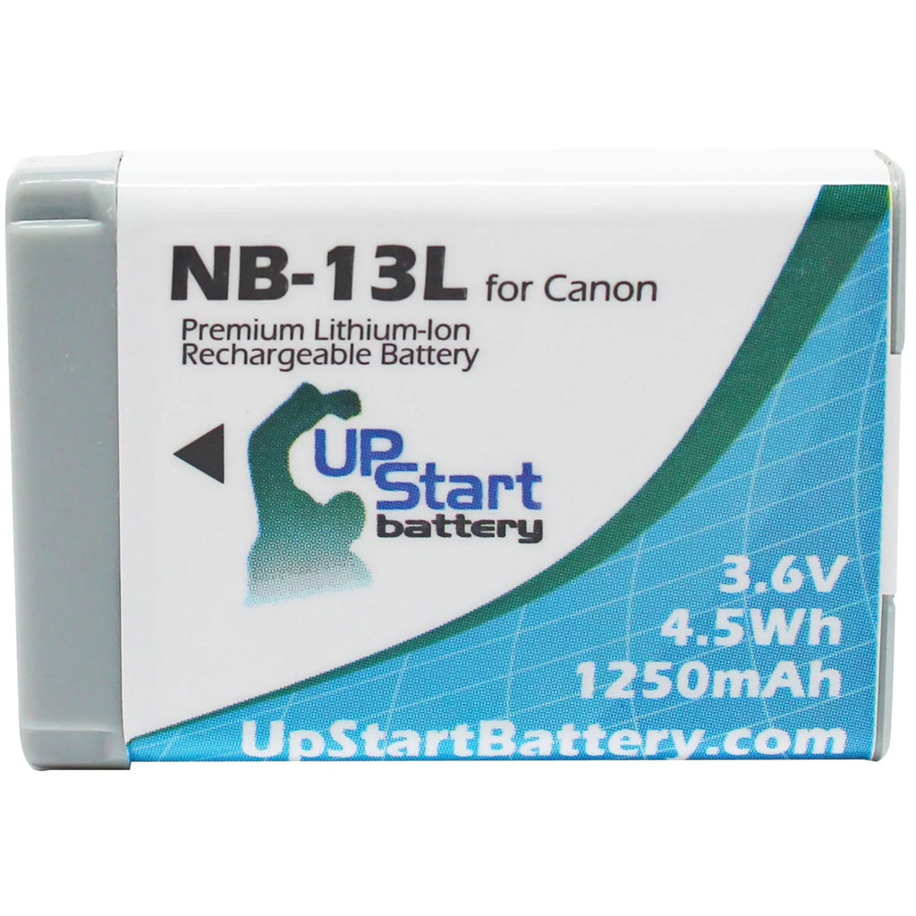 2x Pack Compatible Canon G7 X Cell Compatible - For Canon NB-13L Digital Camera Cell (1250mAh, 3.6V, Lithium-Ion)