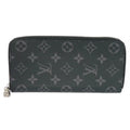 Pre-Owned LOUIS VUITTON Long Wallet Zippy Vertical LV Logo Round Zipper Random Access Memory Eclipse Noir M62295 Men's Billfold (Good)