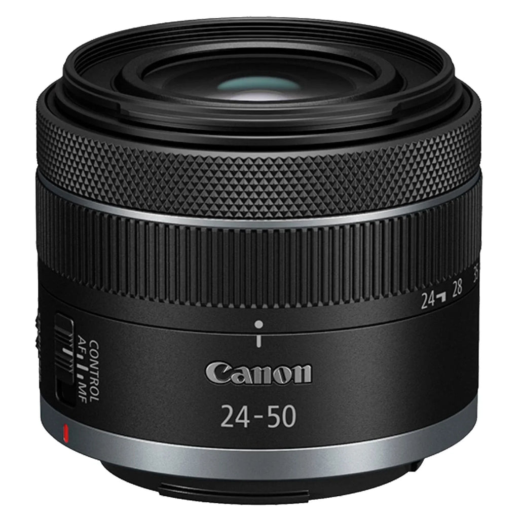 Canon EOS R8 Mirrorless Camera with RF 24-50mm Lens + SanDisk 32GB Memory Card + Case + LED Flash + ZeeTech Accessory Bundle