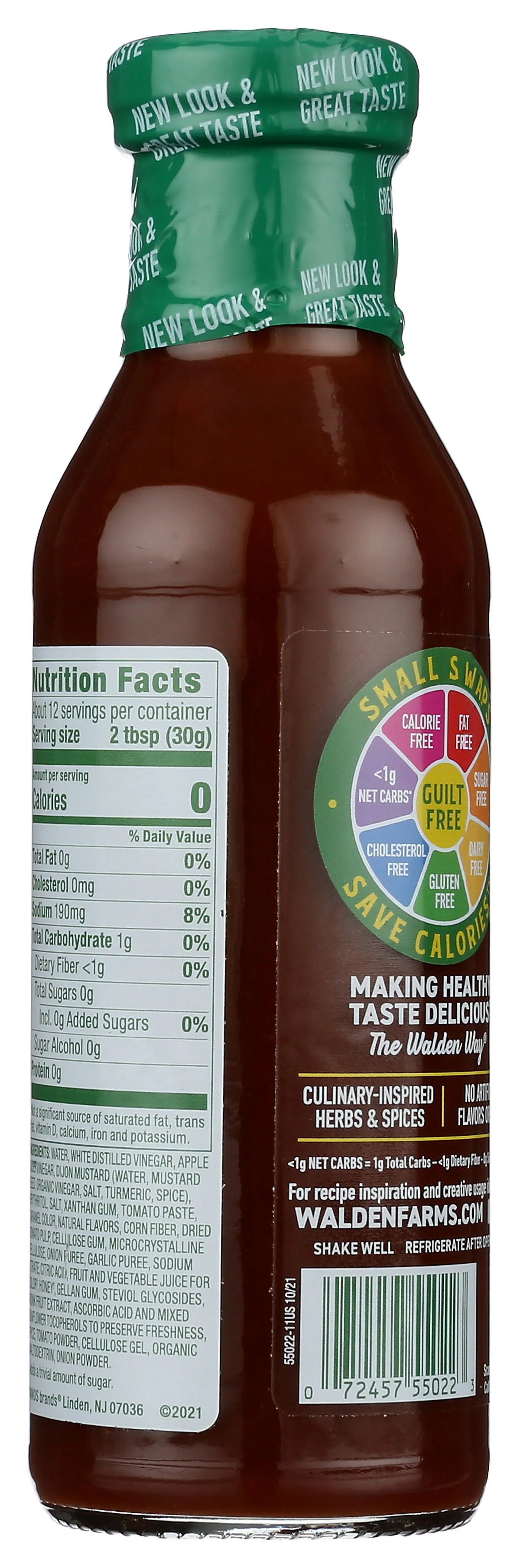 Walden Farms Walden Farms Honey Bbq Sauce 12 Fluid Ounce (Pack Of 6)