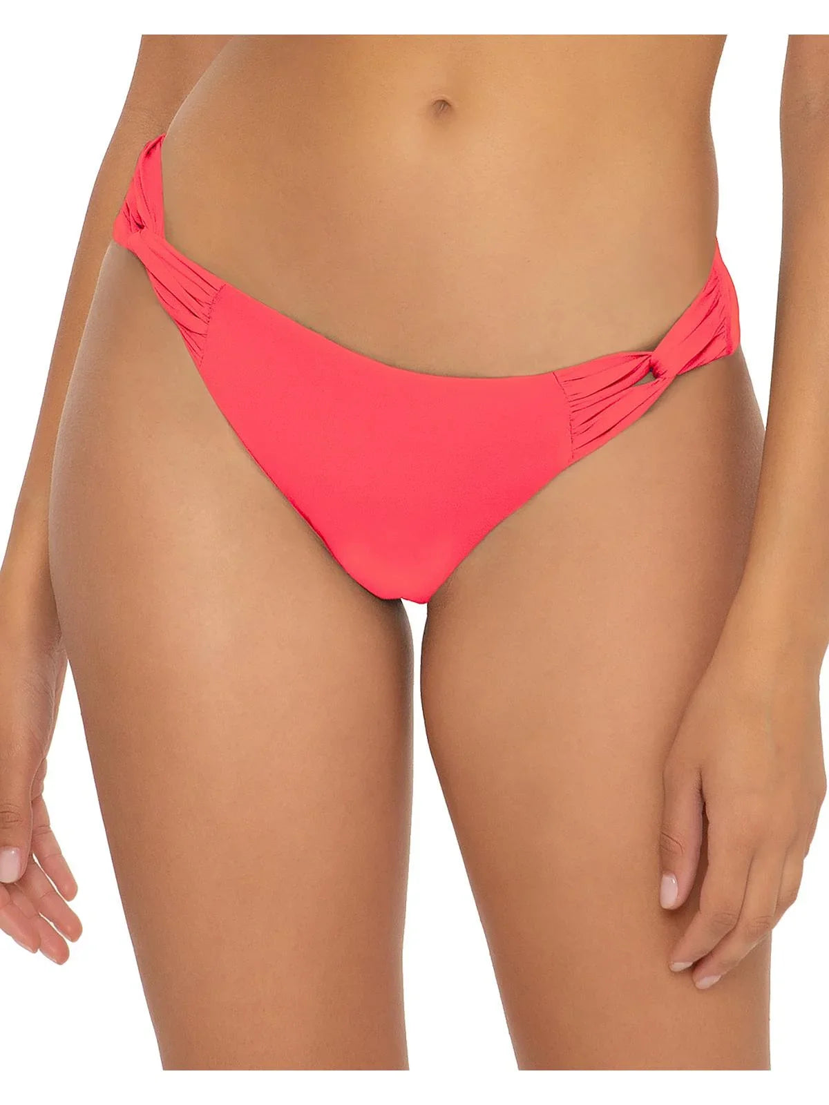 Becca by Rebecca Virtue Womens Twist Side Hipster Swim Bottom Separates