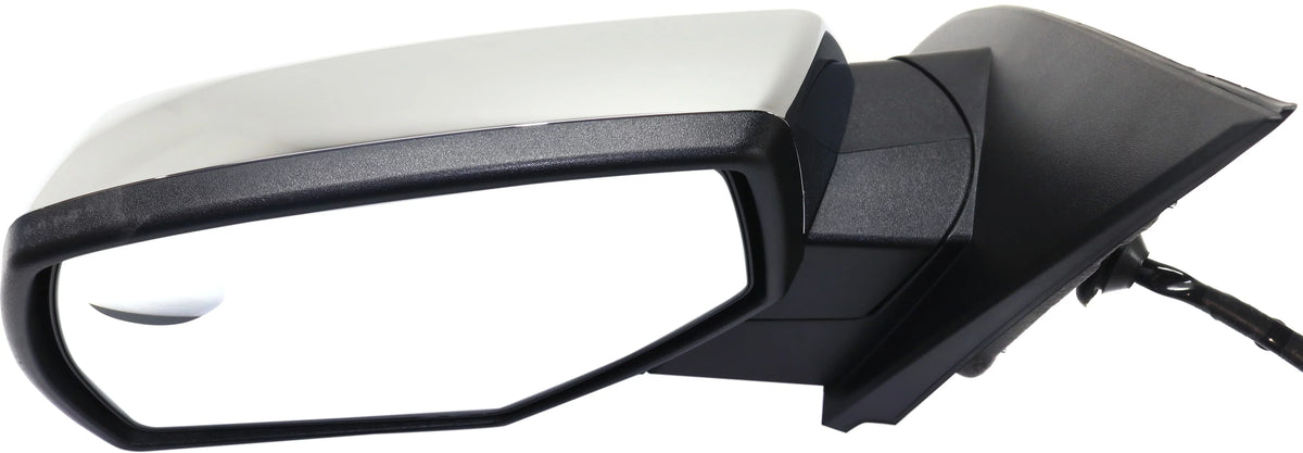 Mirror Compatible With 2015-2018 GMC Sierra 2500 HD Chevrolet Silverado 3500 Left Driver Side Heated Chrome Kool-Vue