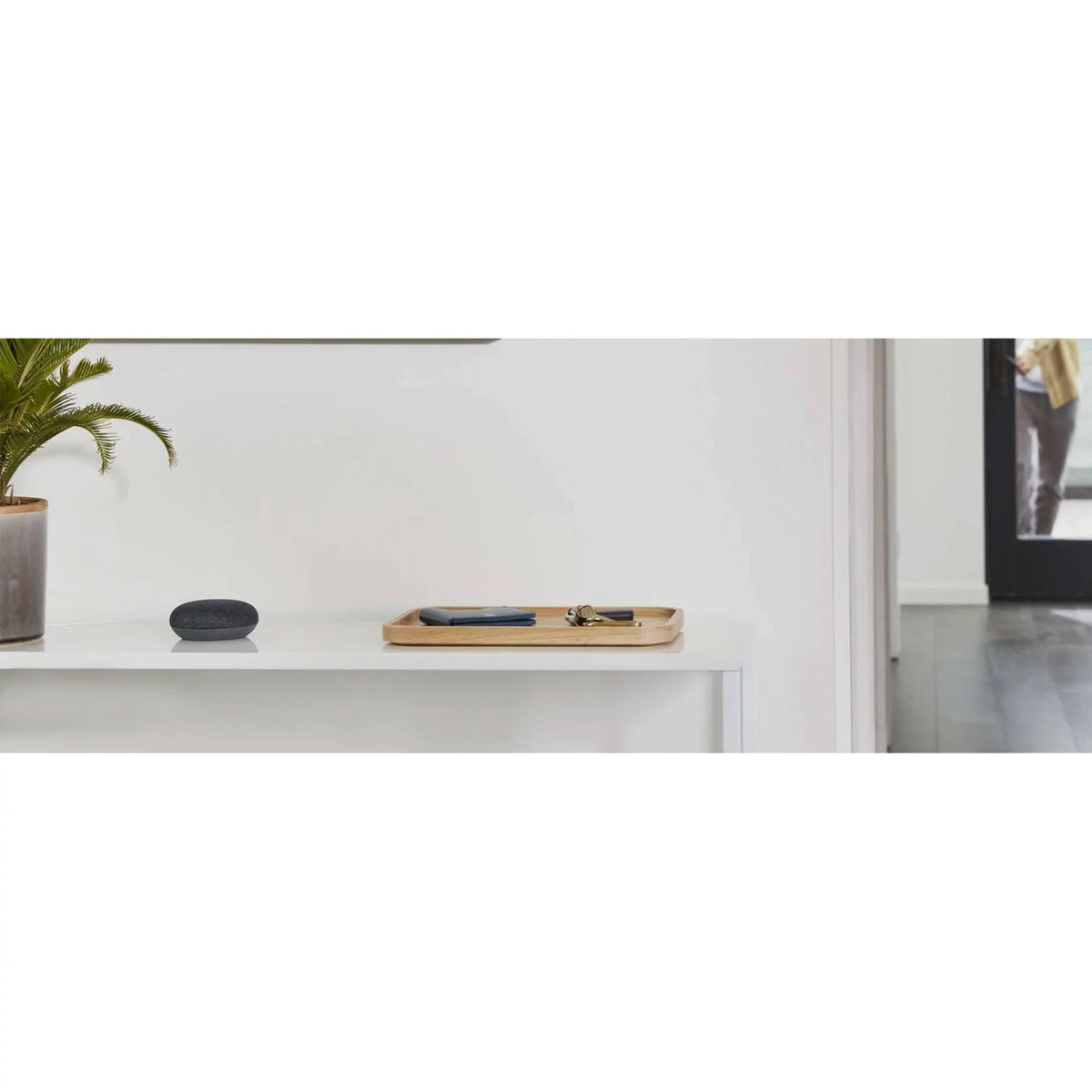 Google Home Mini Bluetooth Smart Speaker, Google Assistant Supported, Charcoal Black