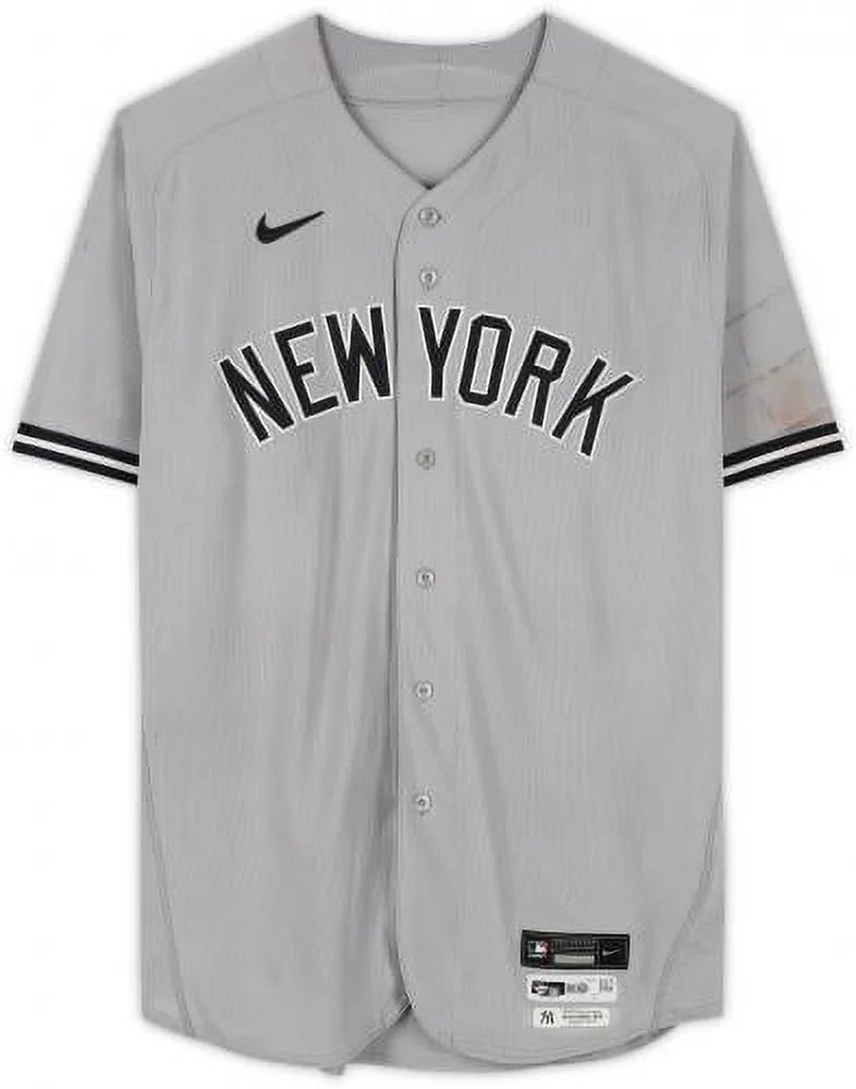 Frankie Montas New York Yankees Previously owned #47 Gray Jersey vs. Los Angeles Angels on August 29, 2022 - Fanatics Authentic Certified