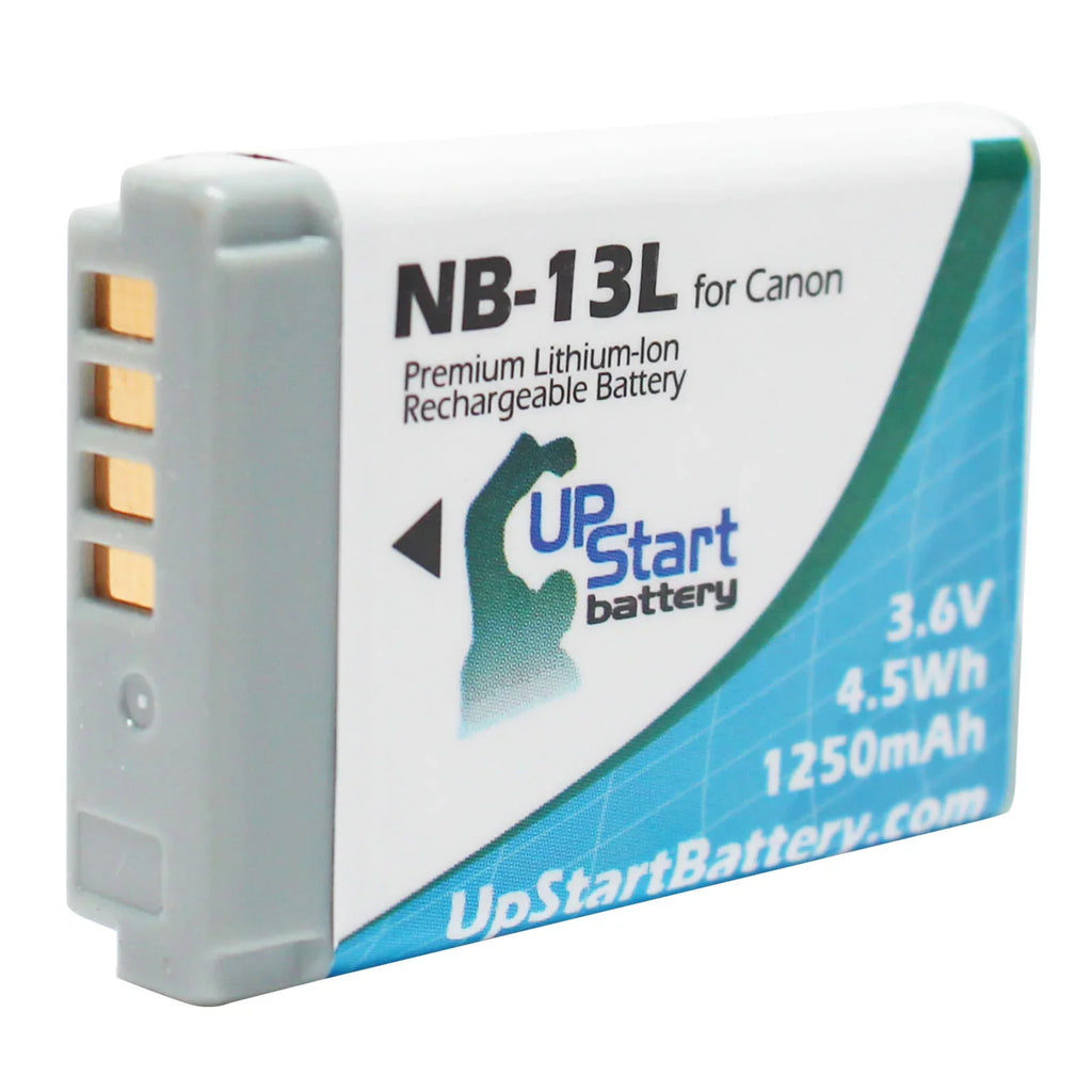 2x Pack Compatible Canon G7 X Cell Compatible - For Canon NB-13L Digital Camera Cell (1250mAh, 3.6V, Lithium-Ion)