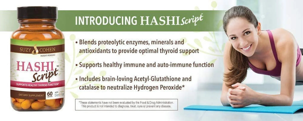 HashiScript Thyroid and Immune Support Formula with Catalase and Glutathione - by Suzy Cohen