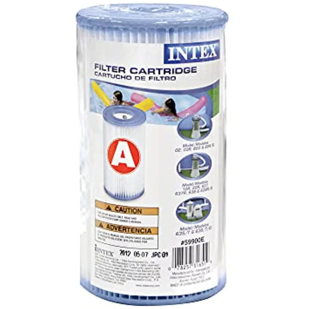Intex 12 Ft x 30 Inches Metal Random Access Memory Set Above Ground Swimming Pool with Filter & Cover