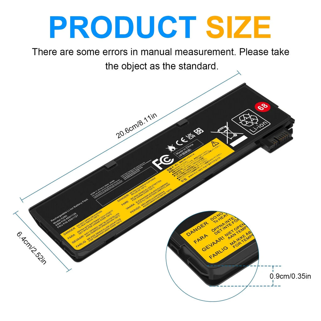 Energy Source For Lenovo ThinkPad L450 T470P L470 T560 T440 T460 45N1130 45N1125 24Wh