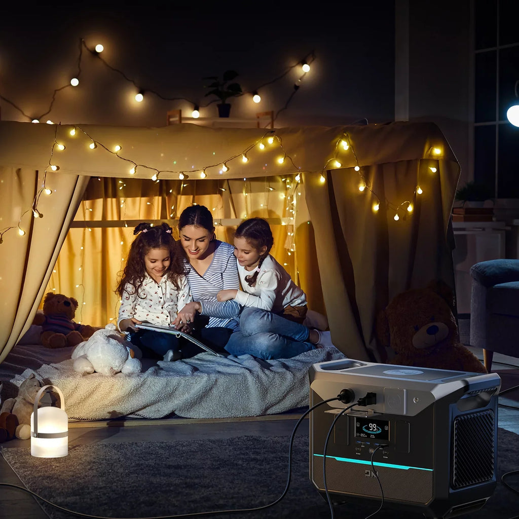 DaranEner NEO300 Portable Power Station by Anself, 268.8Wh 300W LiFePO4 Energy Source Backup Power Supply for Travel