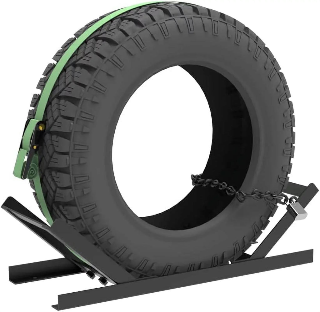 NIXFACE Semi Truck Tire Rack Spare Tire Carrier Tire Mount Tire Holder